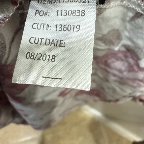 Torrid Dress Womens 4X Red Ivory Floral Skater Challis Fairy CottageCore - Picture 10 of 10